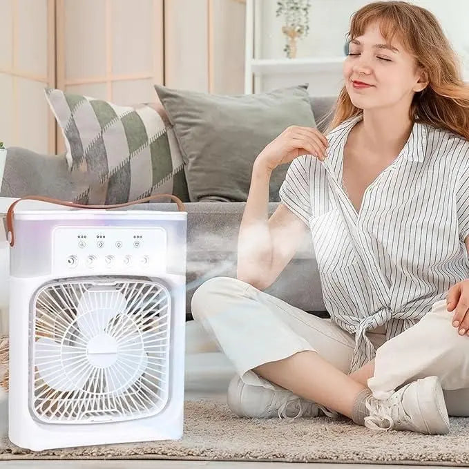 Usb portable Air Conditioner Fan & Cooler - Instant Cooling for Home & Office