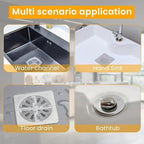 Self-Adhesive Floor Drain Stickers (Pack of 10)