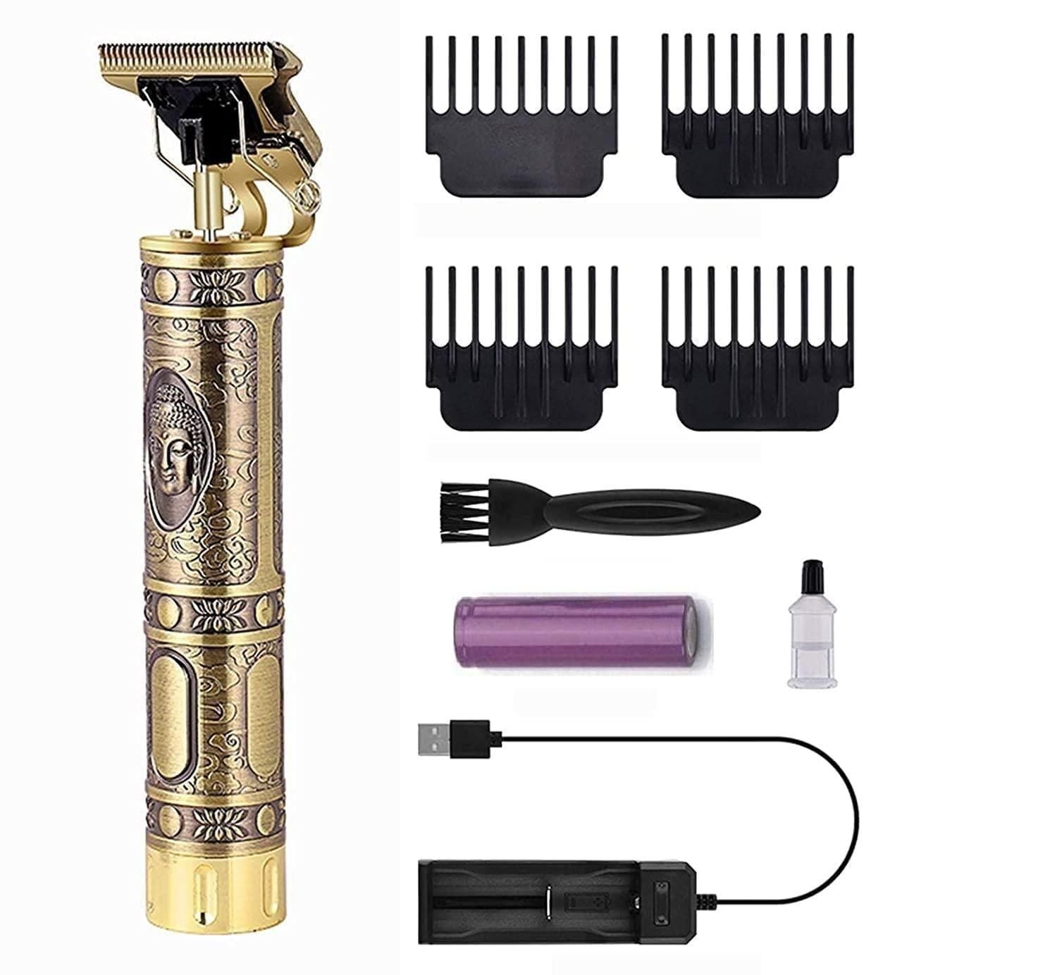 Hair Trimmer For Men Buddha Style Trimmer, (Golden)